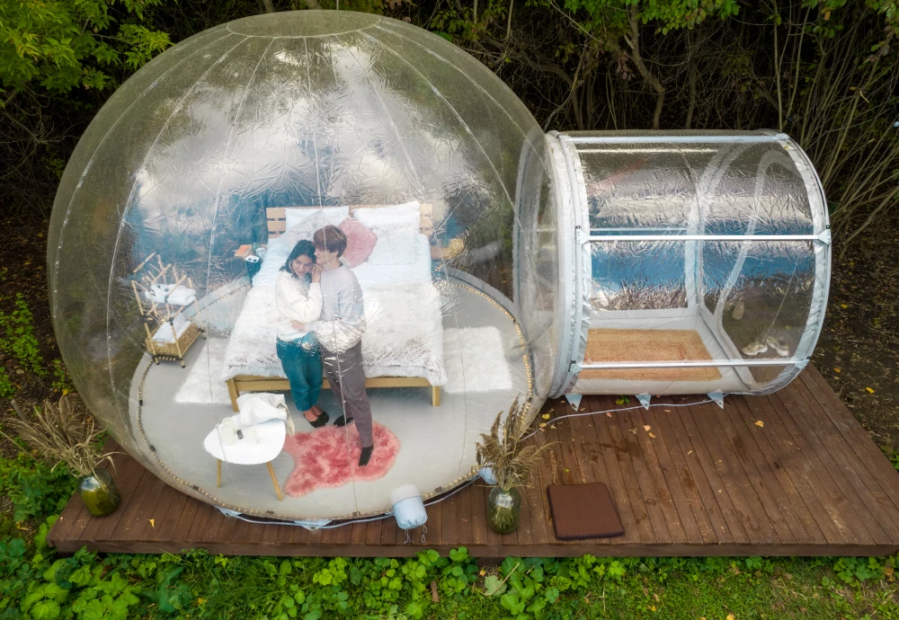 invisible bubble tent